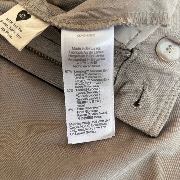 Madewell Neale straight Leg Pants Tan Size 4 Trousers - Picture 9 of 9